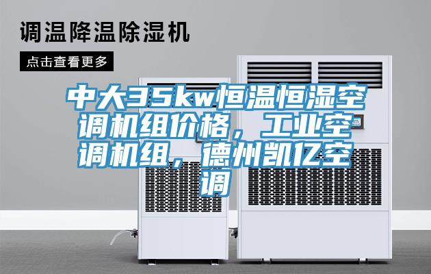 中大35kw恒溫恒濕空調(diào)機組價格，工業(yè)空調(diào)機組，德州凱億空調(diào)