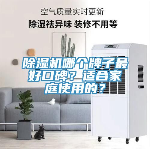 除濕機哪個牌子最好口碑？適合家庭使用的？